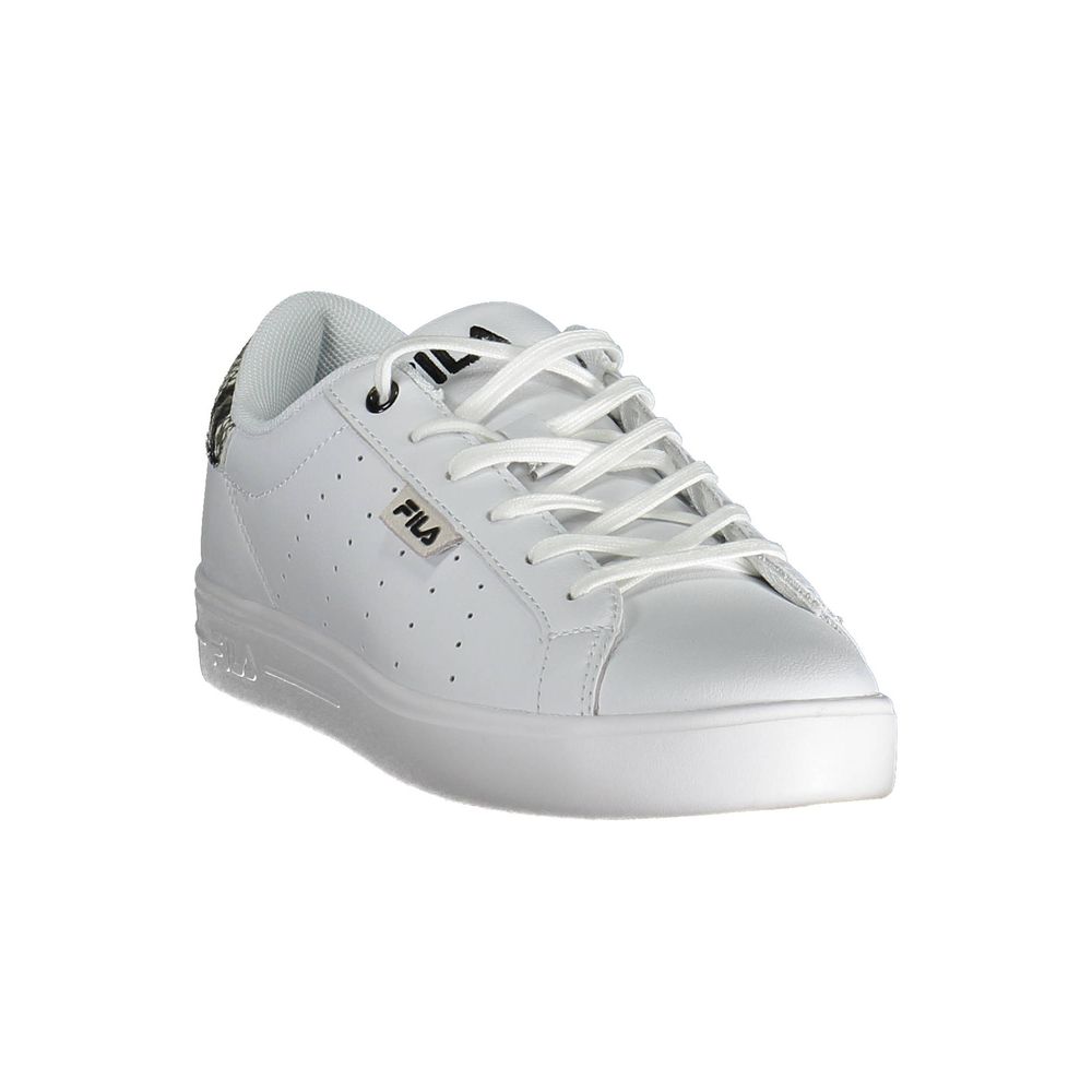 White Leather Women Sneaker