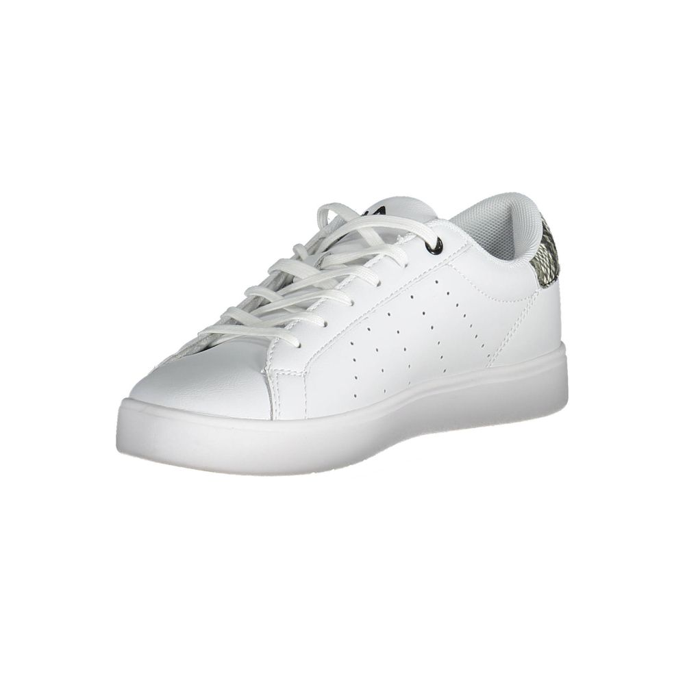 White Leather Women Sneaker