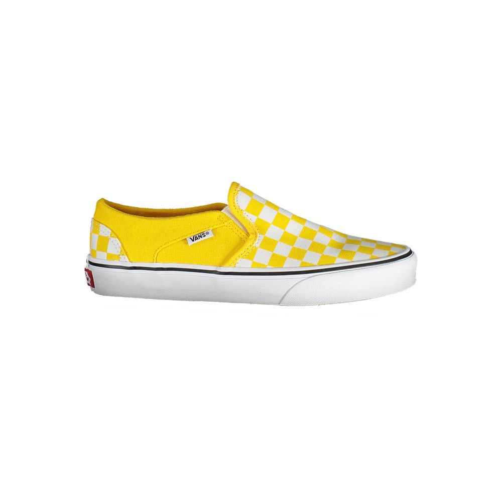 Yellow Polyester Women Sneaker