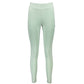 Green Cotton Women Legging