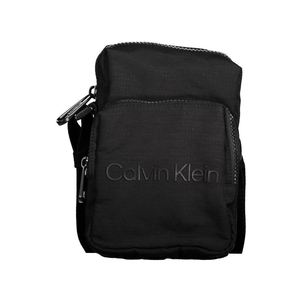 Black Nylon Men Shoulder Bag