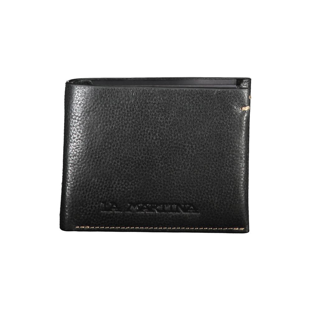 Black Leather Men Wallet