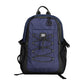 Blue Polyester Men Backpack