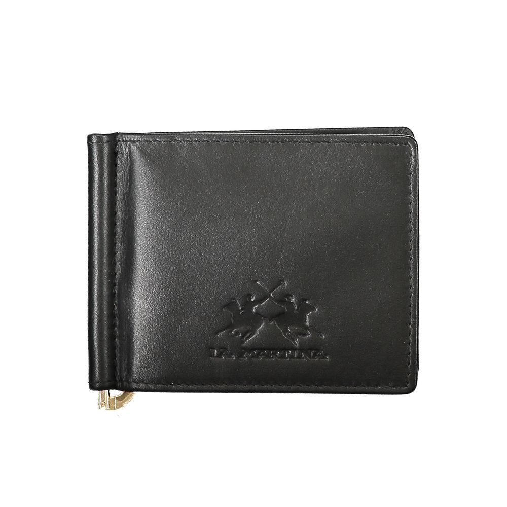 Black Leather Men Wallet