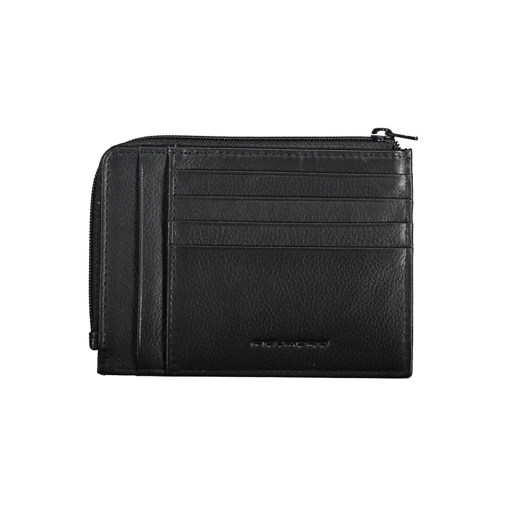 "Black Leather Men Wallet"