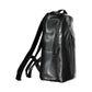 Black Polyester Men Backpack