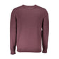 Purple Wool Men Sweater