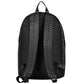 Black Polyester Men Backpack