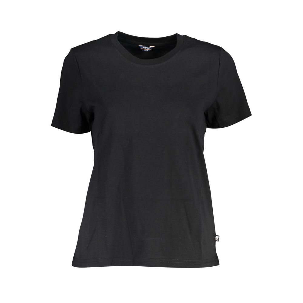 Top e T-shirt in cotone nero