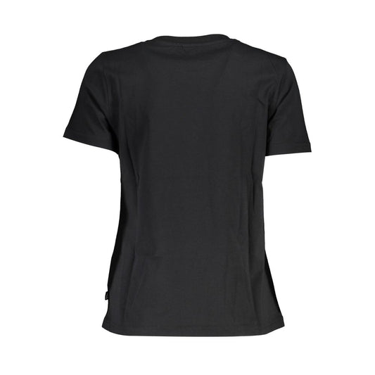 Top e T-shirt in cotone nero