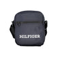 Blue Polyester Men Shoulder Bag