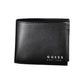 Chic Black Leather Dual-Compartment Wallet