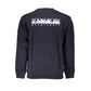 Blue Cotton Men Sweater