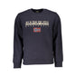 Blue Cotton Men Sweater