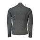 Gray Fabric Men Sweater