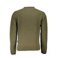 Green Fabric Men Sweater