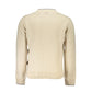 Beige Fabric Men Sweater