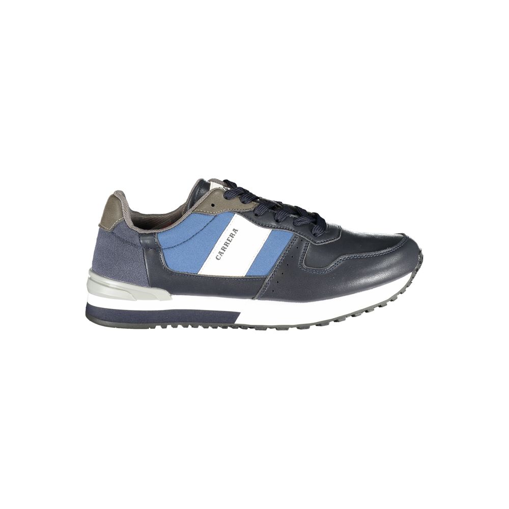 Blaue Sport-Sneaker mit Kontrastdetails