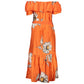 Orange Cotton Dress