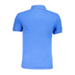 Blaues Poloshirt aus Baumwolle