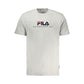 Gray Cotton Men T-Shirt