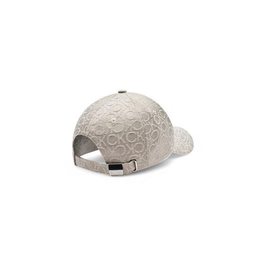 Gray Polyester Polyester Hat