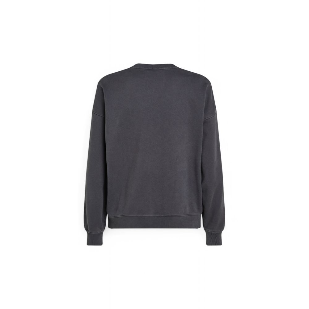 Grauer Baumwollpullover