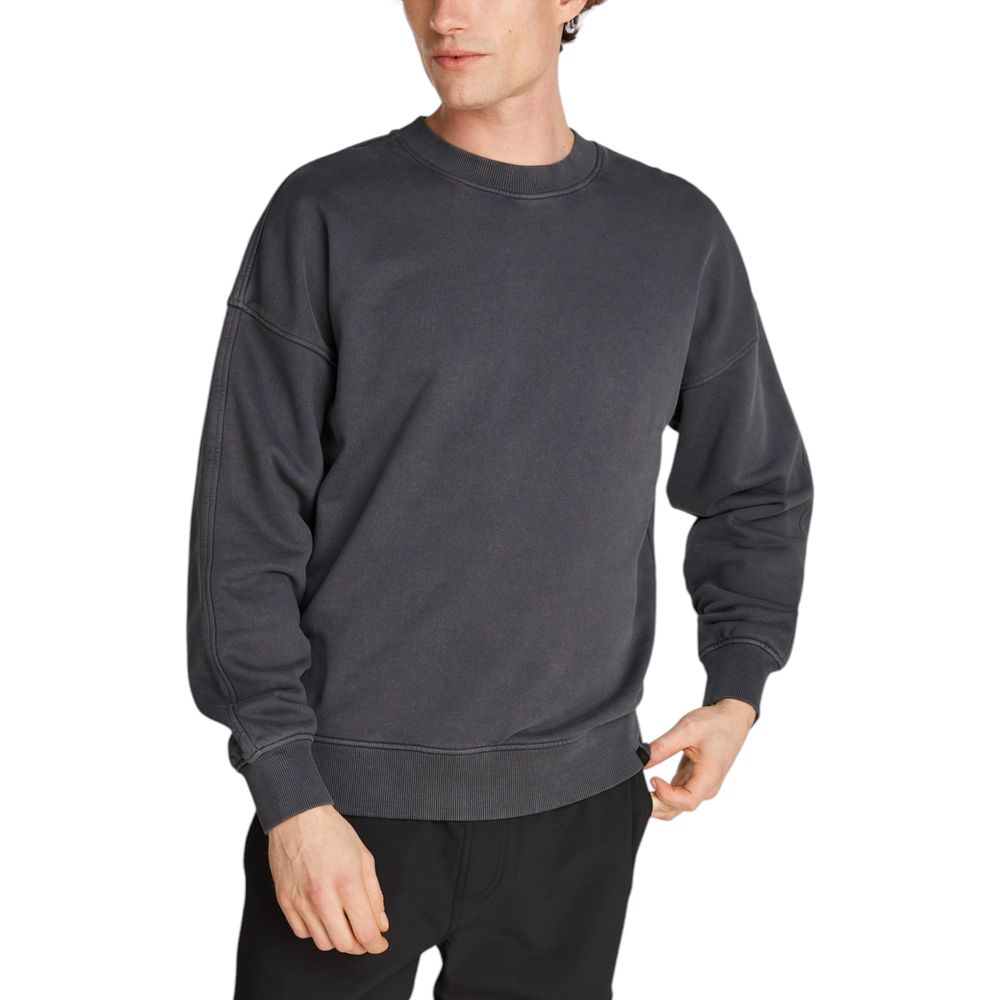 Grauer Baumwollpullover