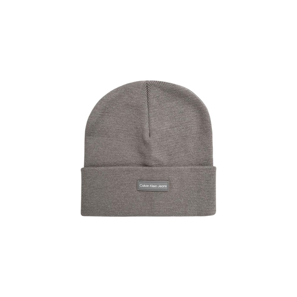 Cappello in poliestere grigio