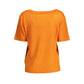 Orange Linen Women Top