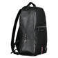 Black Polyethylene Men Backpack