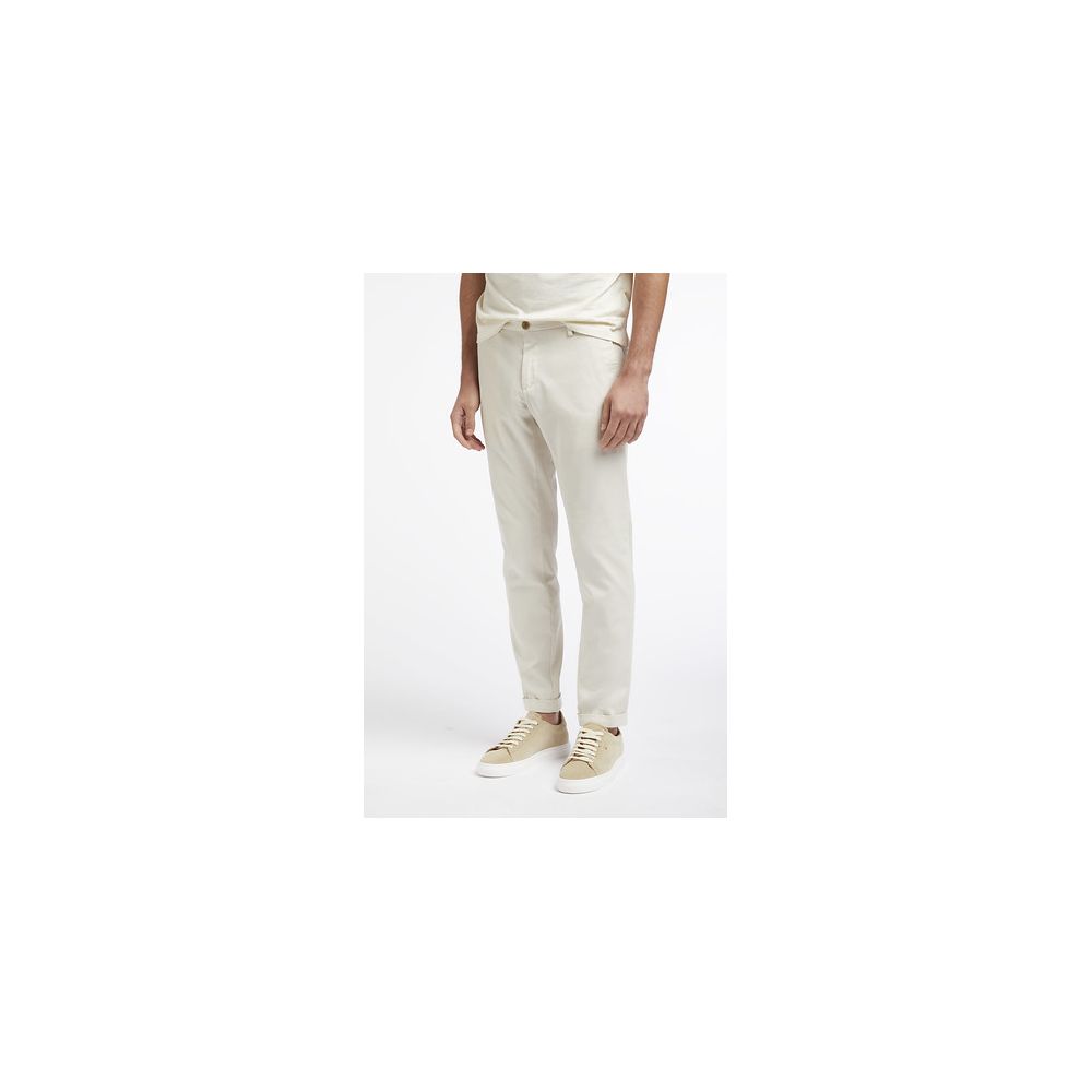 Jeans e pantaloni in cotone beige