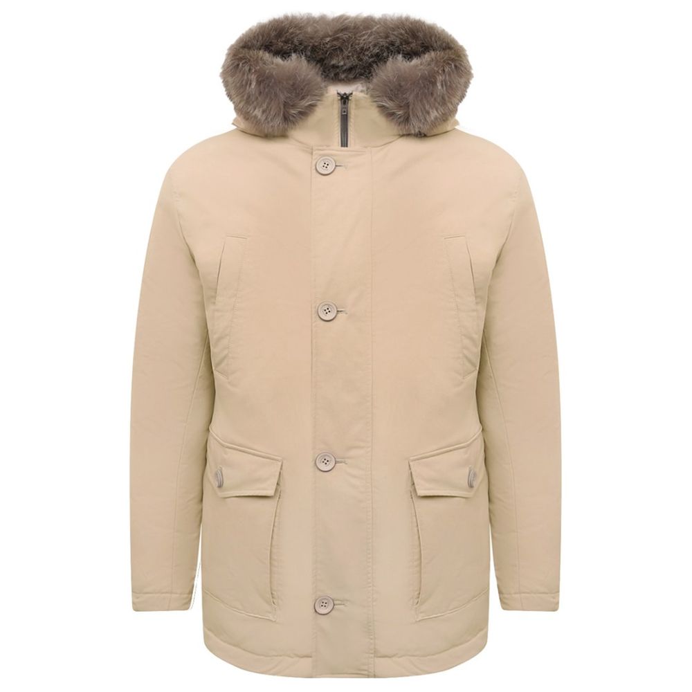 Beige Nylon Jacket