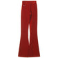 Jeans e pantaloni in cotone rosso