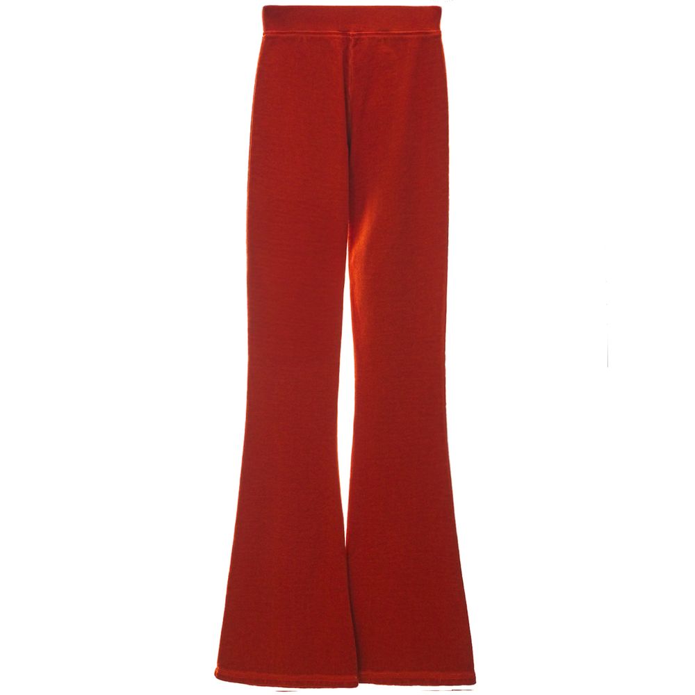 Jeans e pantaloni in cotone rosso