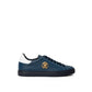 Blauer Ledersneaker