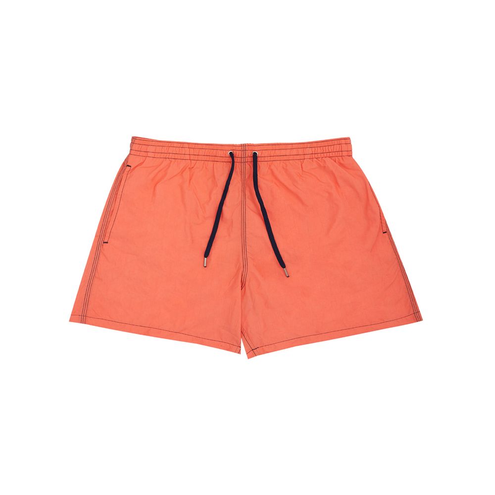 Orange Polyester Swimwear