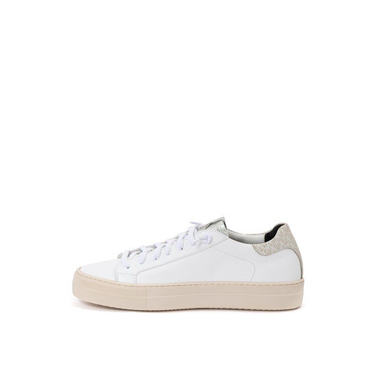 Sneakers in pelle bianca Calzature eleganti casual