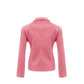 Elegant Pink Cotton Jacket for Her