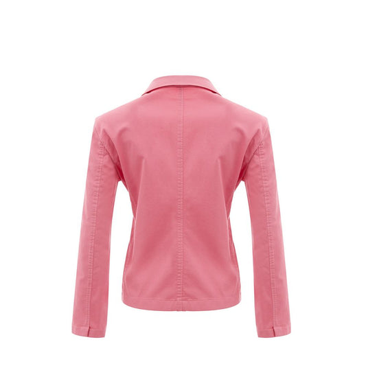 Elegante rosa Baumwolljacke für Sie