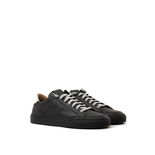 Sneaker in pelle nera