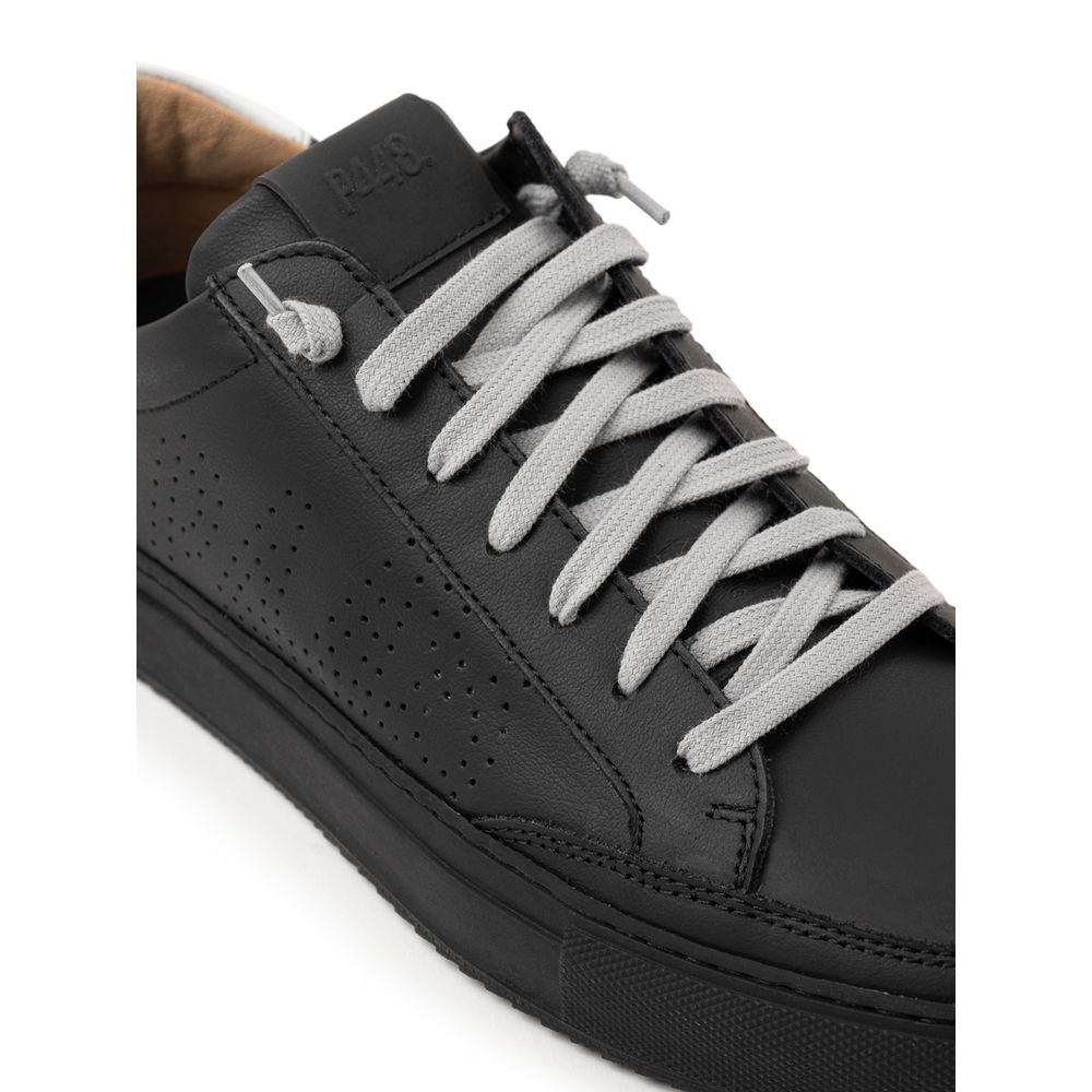 Sneaker in pelle nera