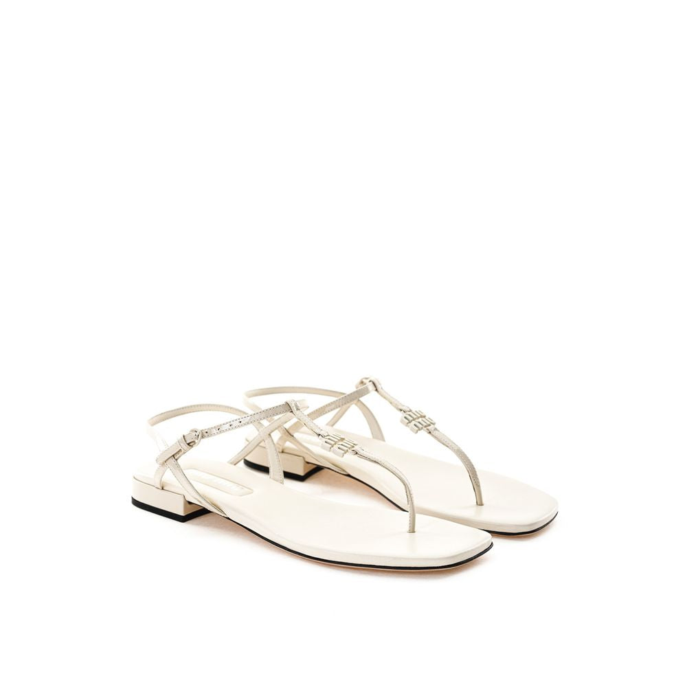 Beige Vernice Sandal