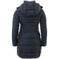 Chic Blue Polyamide Jacket for Women