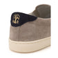 Sneaker in pelle grigia