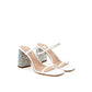 White Silk Sandal