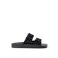 Black Leather Sandal