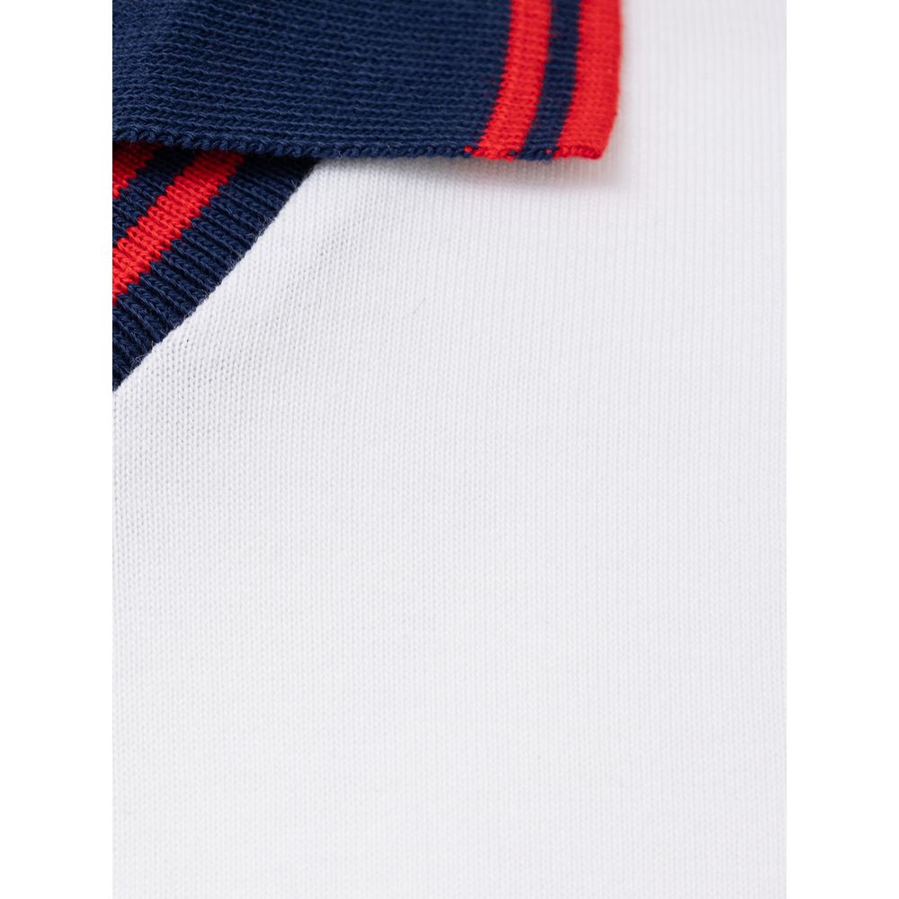 White Cotton Polo Shirt