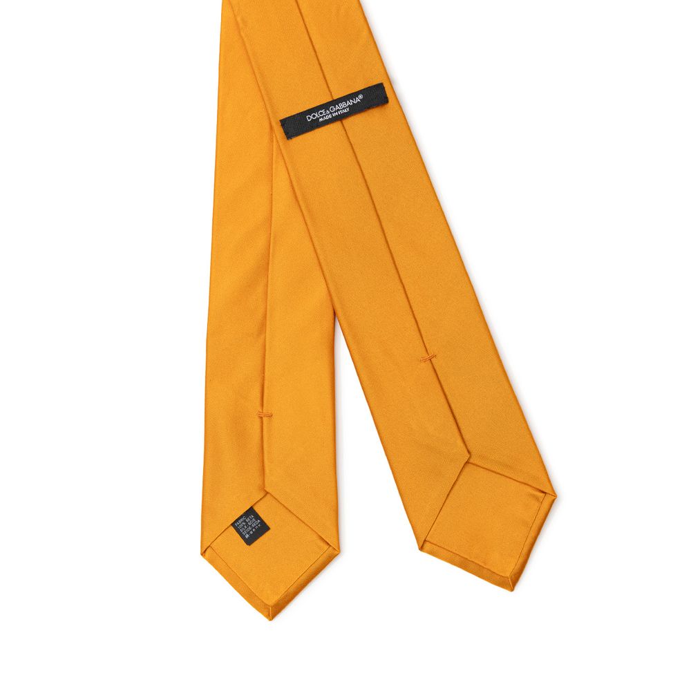 Cravatte e papillon in seta arancione