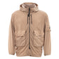 Elevated Urban Style Beige Polyamide Jacket